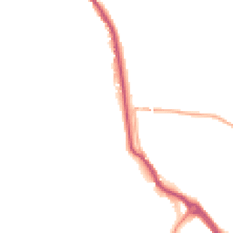 Night-time road noise heatmap for SK23 7PE