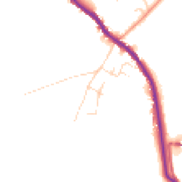 Daytime road noise heatmap for SK23 7PT