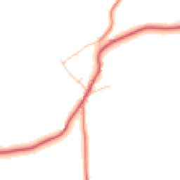 Daytime road noise heatmap for SK23 7QU