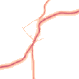 Daytime road noise heatmap for SK23 7QY