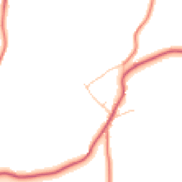 Daytime road noise heatmap for SK23 7RD