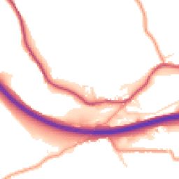 Daytime road noise heatmap for SK23 7RH