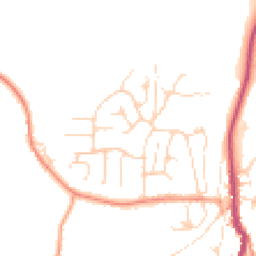 Daytime road noise heatmap for SK23 7RS
