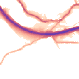 Daytime road noise heatmap for SK23 7TA