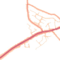 Daytime road noise heatmap for SK23 9AA