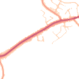 Daytime road noise heatmap for SK23 9TQ