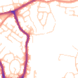 Daytime road noise heatmap for SK6 1AD