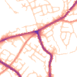 Daytime road noise heatmap for SK6 1AS