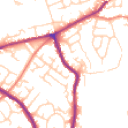 Daytime road noise heatmap for SK6 1AT