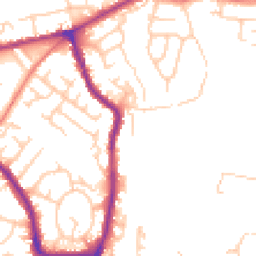 Daytime road noise heatmap for SK6 1AX