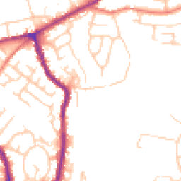 Daytime road noise heatmap for SK6 1AY