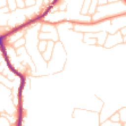 Daytime road noise heatmap for SK6 1AZ