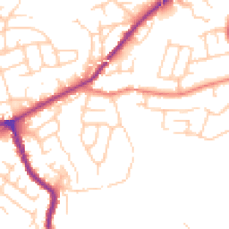 Daytime road noise heatmap for SK6 1BA