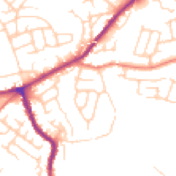 Daytime road noise heatmap for SK6 1BG