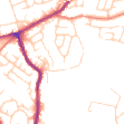 Daytime road noise heatmap for SK6 1BL