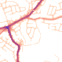 Daytime road noise heatmap for SK6 1BQ