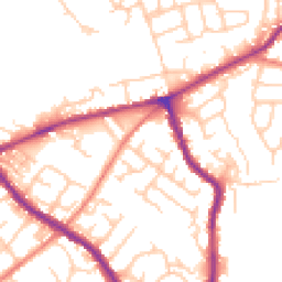 Daytime road noise heatmap for SK6 1BY