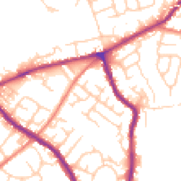 Daytime road noise heatmap for SK6 1BZ