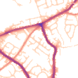 Daytime road noise heatmap for SK6 1DB