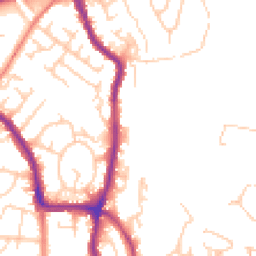 Daytime road noise heatmap for SK6 1DN