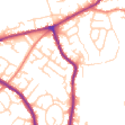 Daytime road noise heatmap for SK6 1DQ