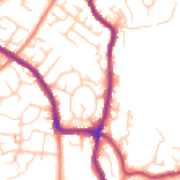 Daytime road noise heatmap for SK6 1DR