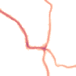 Night-time road noise heatmap for SK6 1DU