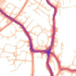 Daytime road noise heatmap for SK6 1DX