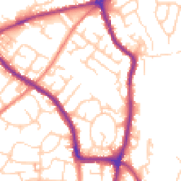Daytime road noise heatmap for SK6 1EA