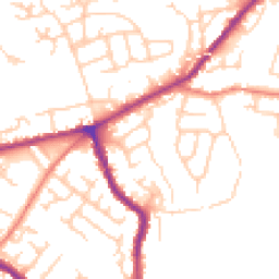 Daytime road noise heatmap for SK6 1ET