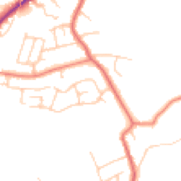 Daytime road noise heatmap for SK6 1JA