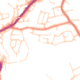 Daytime road noise heatmap for SK6 1JH