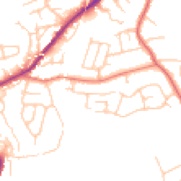 Daytime road noise heatmap for SK6 1JJ