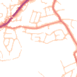 Daytime road noise heatmap for SK6 1JQ