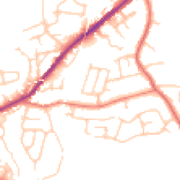 Daytime road noise heatmap for SK6 1LJ