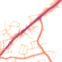 Daytime road noise heatmap for SK6 1PB
