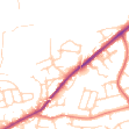 Daytime road noise heatmap for SK6 1PP