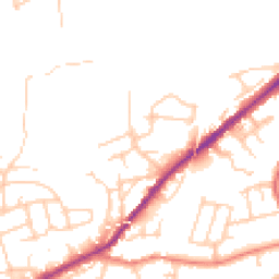 Daytime road noise heatmap for SK6 1PS