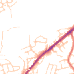Daytime road noise heatmap for SK6 1PX