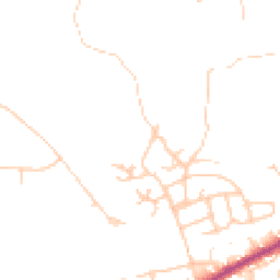 Daytime road noise heatmap for SK6 1QQ