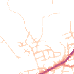 Daytime road noise heatmap for SK6 1RB