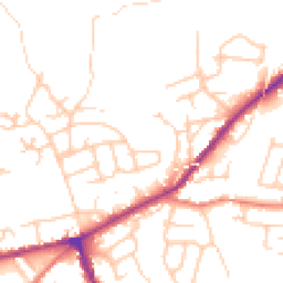 Daytime road noise heatmap for SK6 1RG