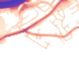 Daytime road noise heatmap for SK6 2BW