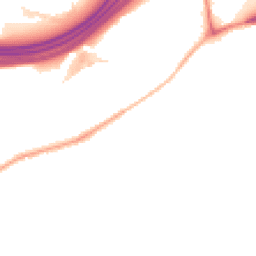 Night-time road noise heatmap for SK6 2BZ