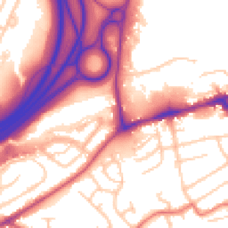 Daytime road noise heatmap for SK6 2DS