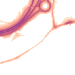 Night-time road noise heatmap for SK6 2DU