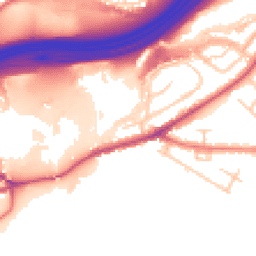 Daytime road noise heatmap for SK6 2EF