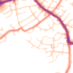 Daytime road noise heatmap for SK6 2HY