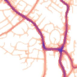 Daytime road noise heatmap for SK6 2LF