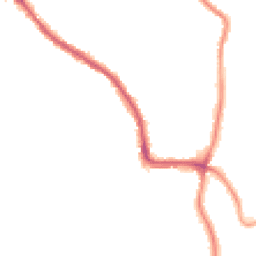 Night-time road noise heatmap for SK6 2LF
